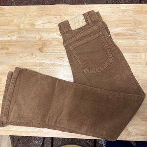 Zara Tan Corduroy Trousers